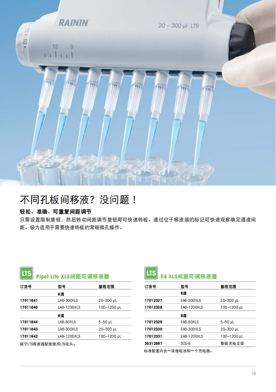 RAININ(瑞宁)电动8道间距可调 EA8-300XLS(pic2)