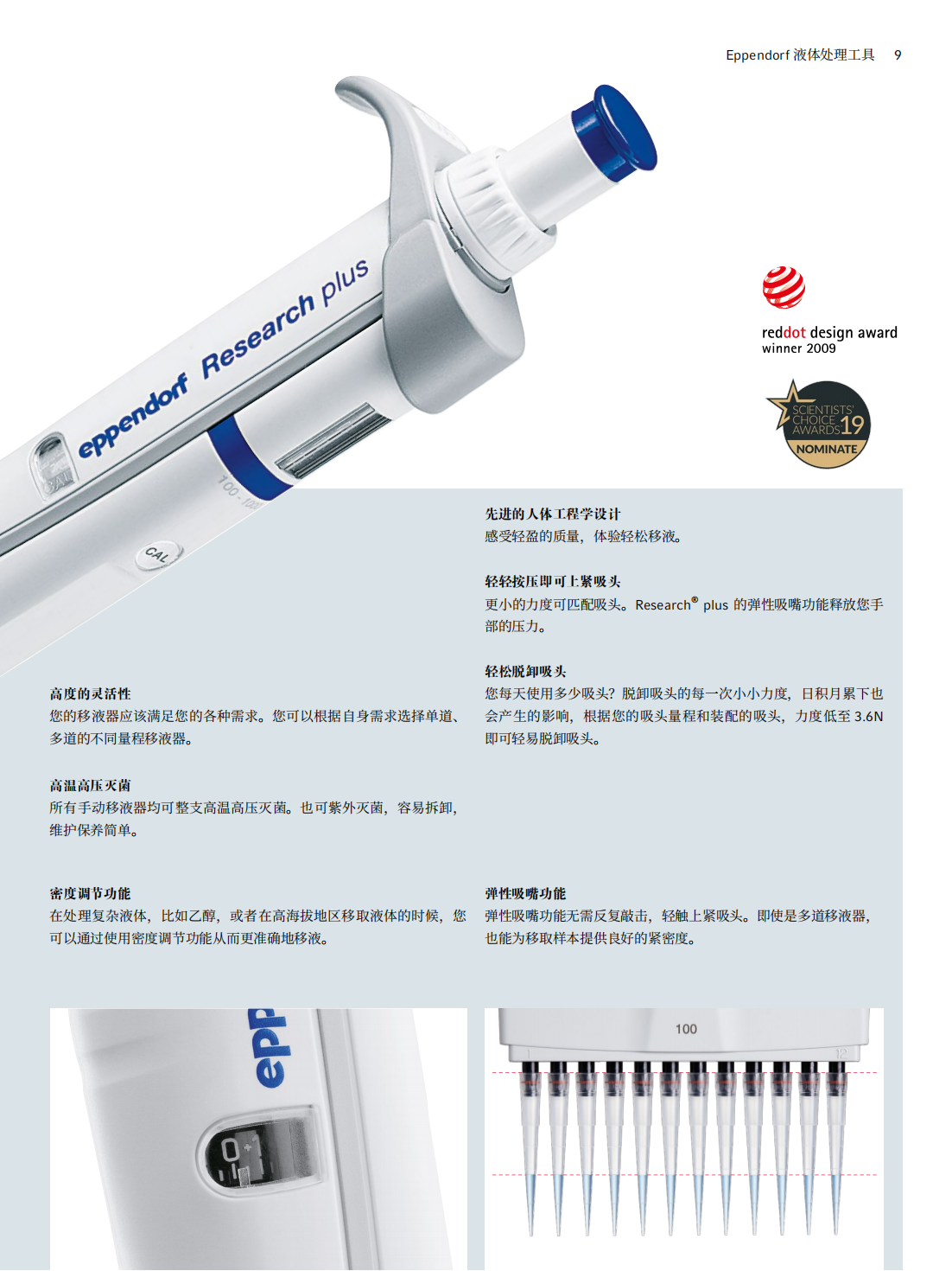 Eppendorf Research® plus 移液器，货号：3123 000 268(pic2)